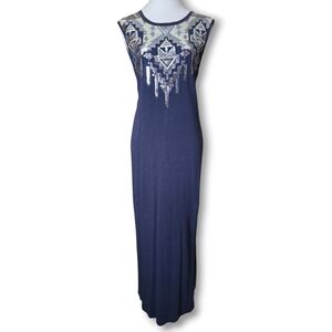 Express Sequin Sleeveless Maxi Dress